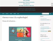 Tablet Screenshot of annelauremahesophrologue.com